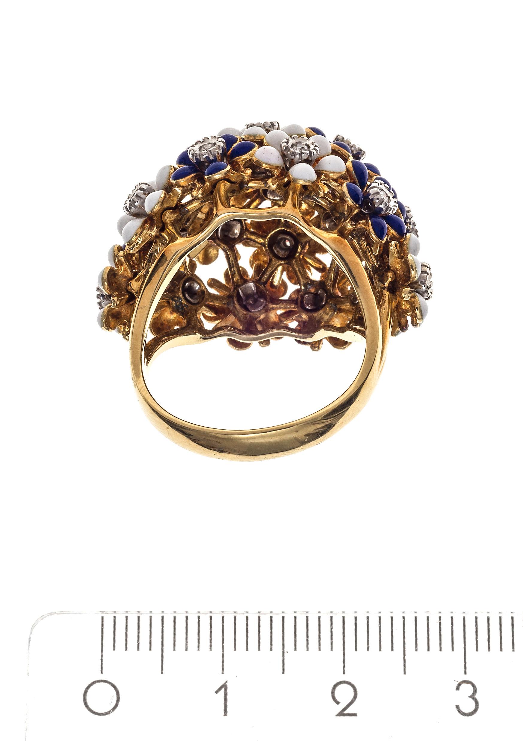 vintage gold dome ring