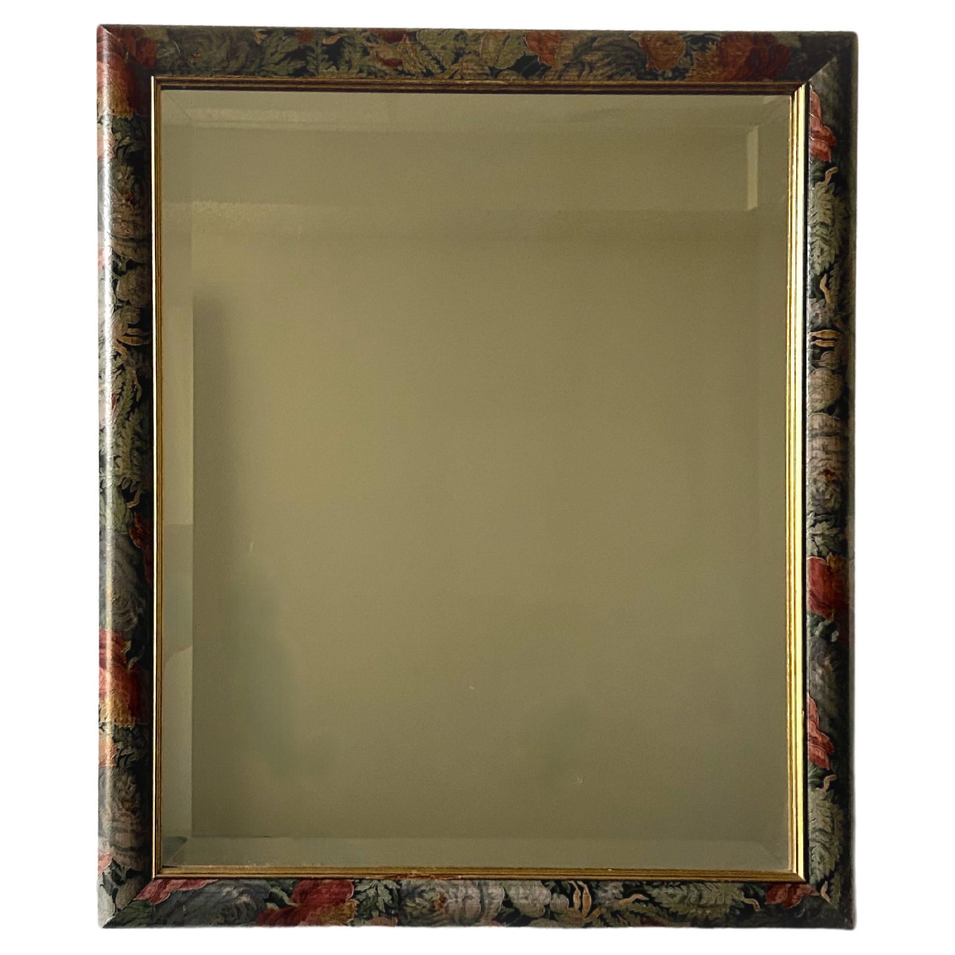 Floral Frame Wall Mirror
