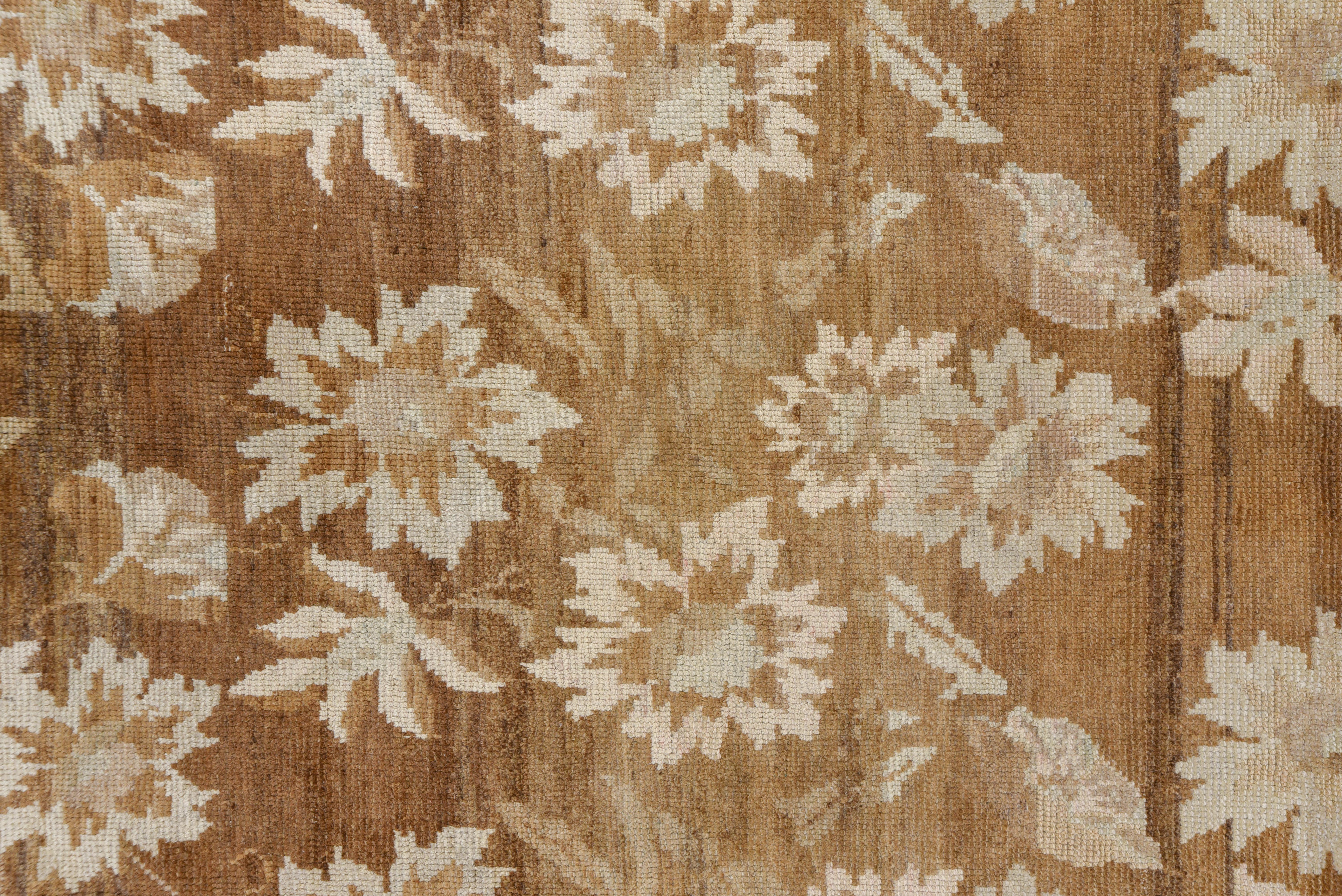 Jardin floral turc Oushak kaki en vente 1
