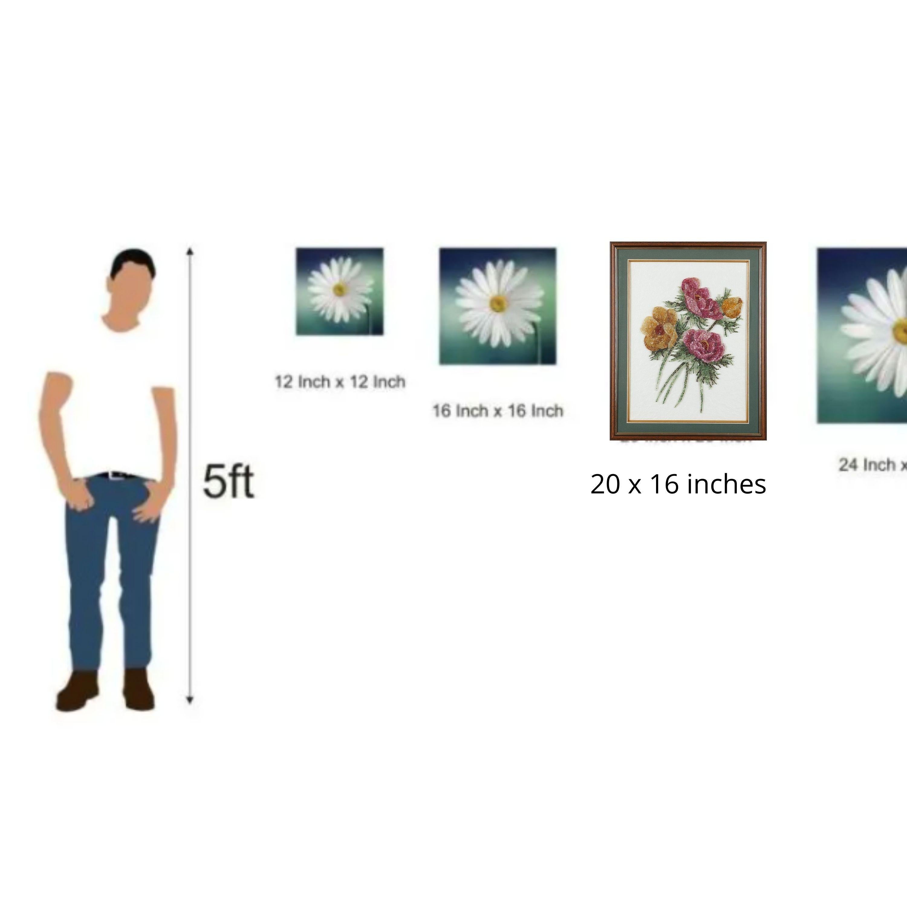 Artisan Œuvres d'art pierres précieuses à motifs floraux en vente