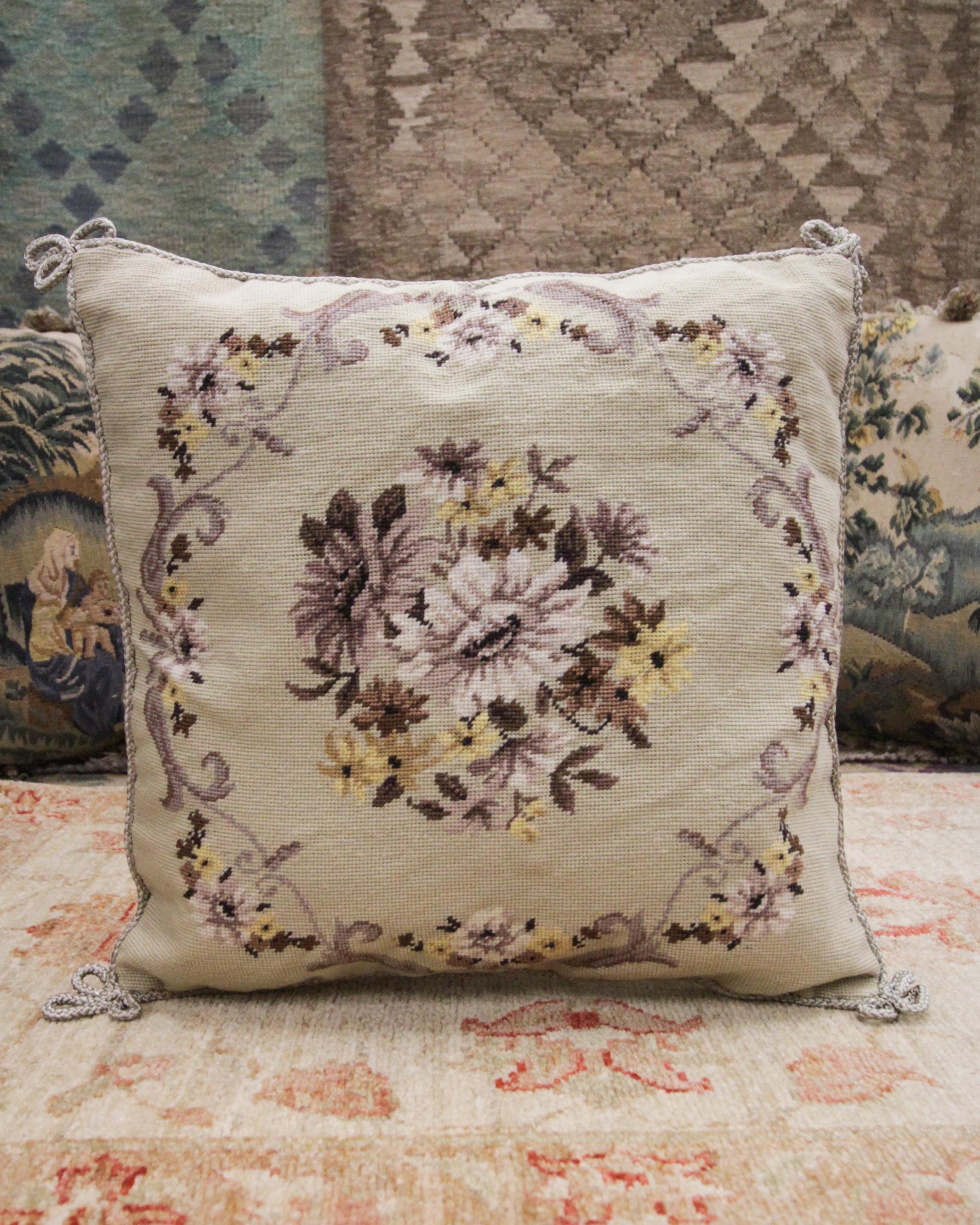 purple scatter cushions