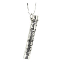 Floral Heart Long and Slim Kaleidoscope Necklace