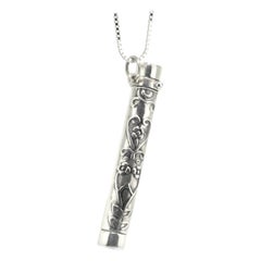 Floral Heart Long and Slim Kaleidoscope Necklace