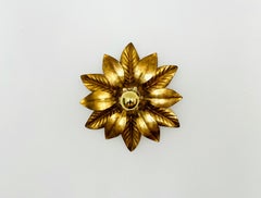 Lámpara Floral de Pared o Techo Hollywood Regency