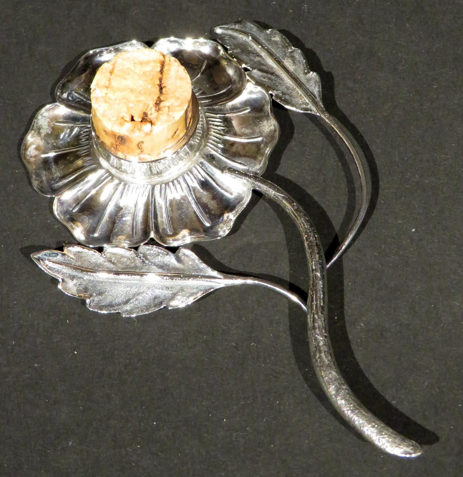 Floral inspirierter Judaica Silberbesteck-Gemüsehalter / Besamim, frühes 20. Jahrhundert (Sonstiges) im Angebot