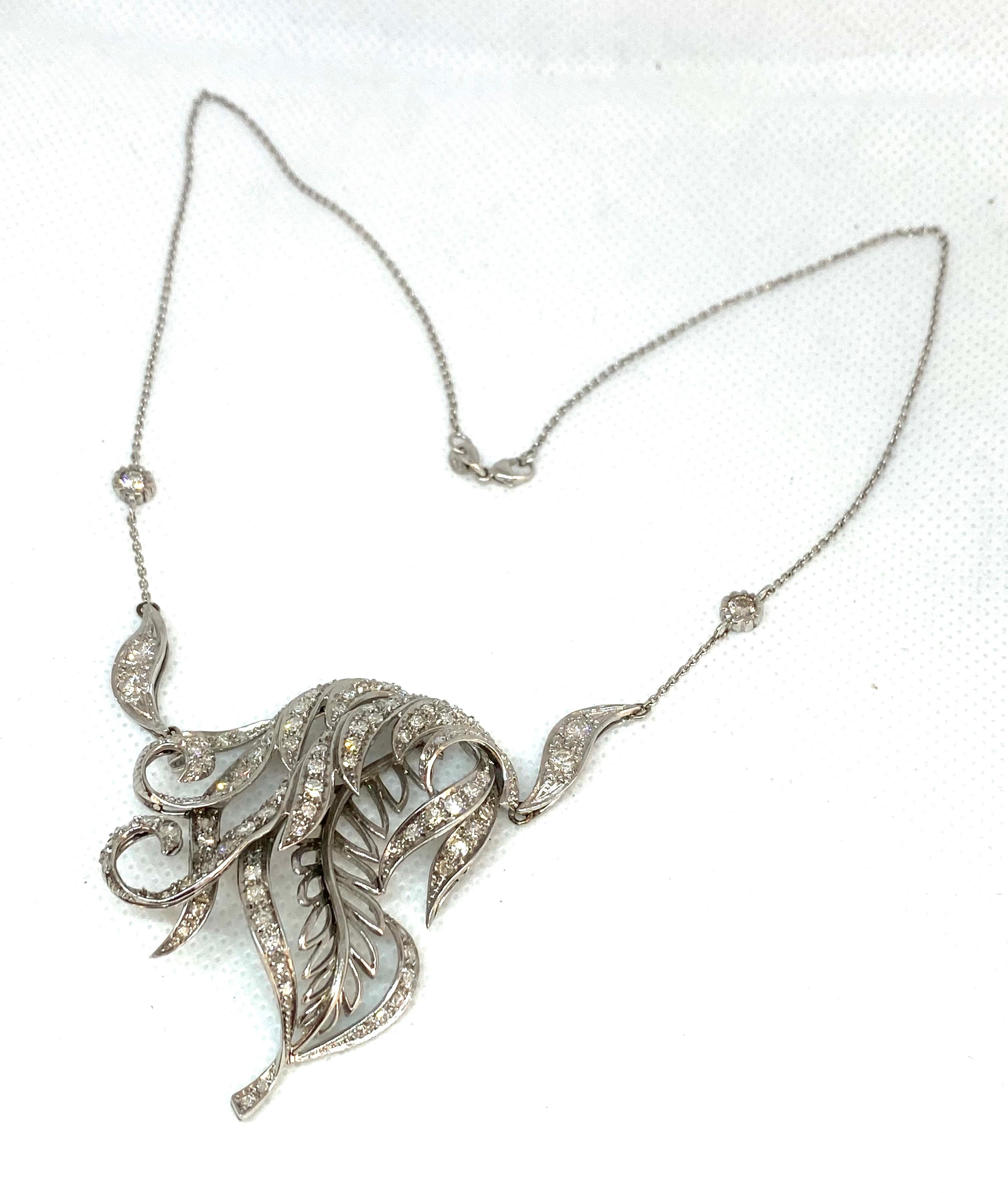 Russisches Collier, von Blumen inspiriert (Neorussisch) im Angebot