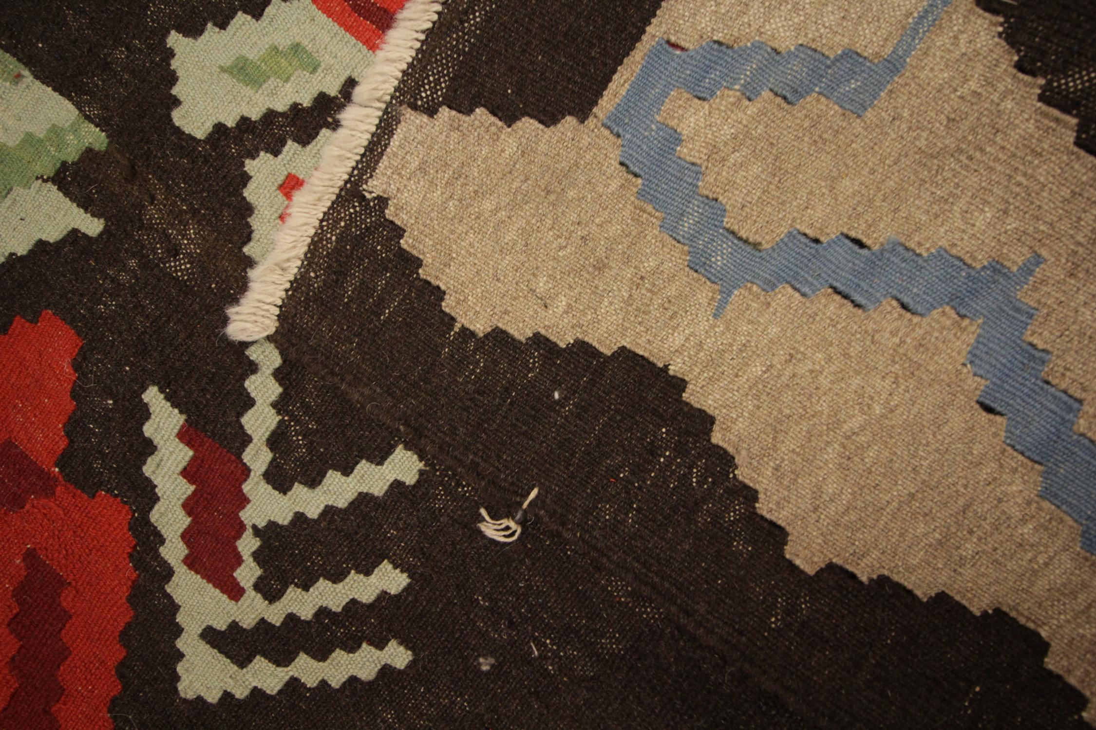 Floral Kilim Rugs Handmade Carpet Vintage Traditional Wool Rug For Sale 2