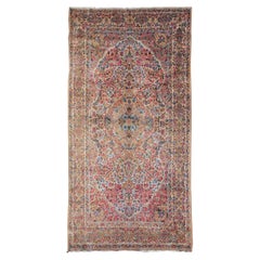 Alfombra Kirman Floral, principios del siglo XX