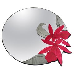 Floral Layered Mirror by David Marshall