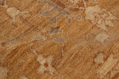 Floral Medallion Warm Tan Carpet "Alabastre" by Doris Leslie Blau
