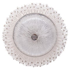 Floral Mid-Century Modern Flush Lamp  Emil Stejnar  1960s Austria