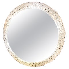Floral mirror by Emil Stejnar for Ruper Nikoll, 1950, Austria