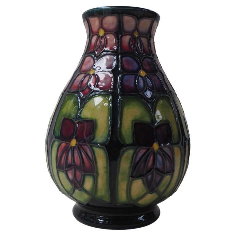 Floral Moorcroft Vase For Sale at 1stDibs
