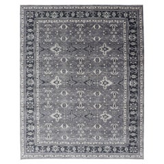 Floral Motif Khotan Area Rug by Keivan Woven Arts in Wool