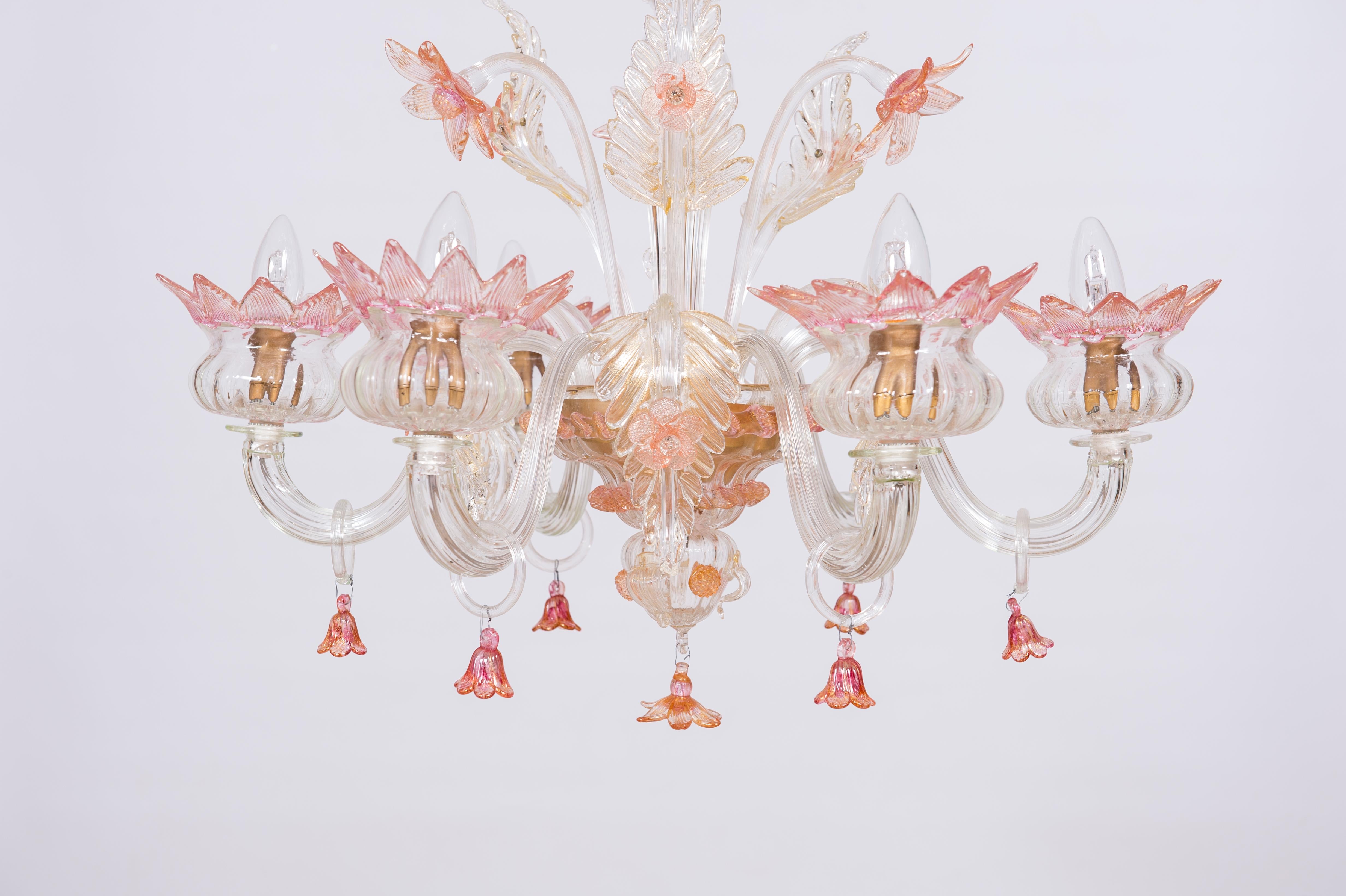 murano chandelier vintage