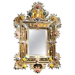 Floral Murano Mirror