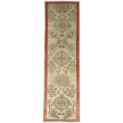 Floral Narrow Vintage Turkish Anatolian Runner