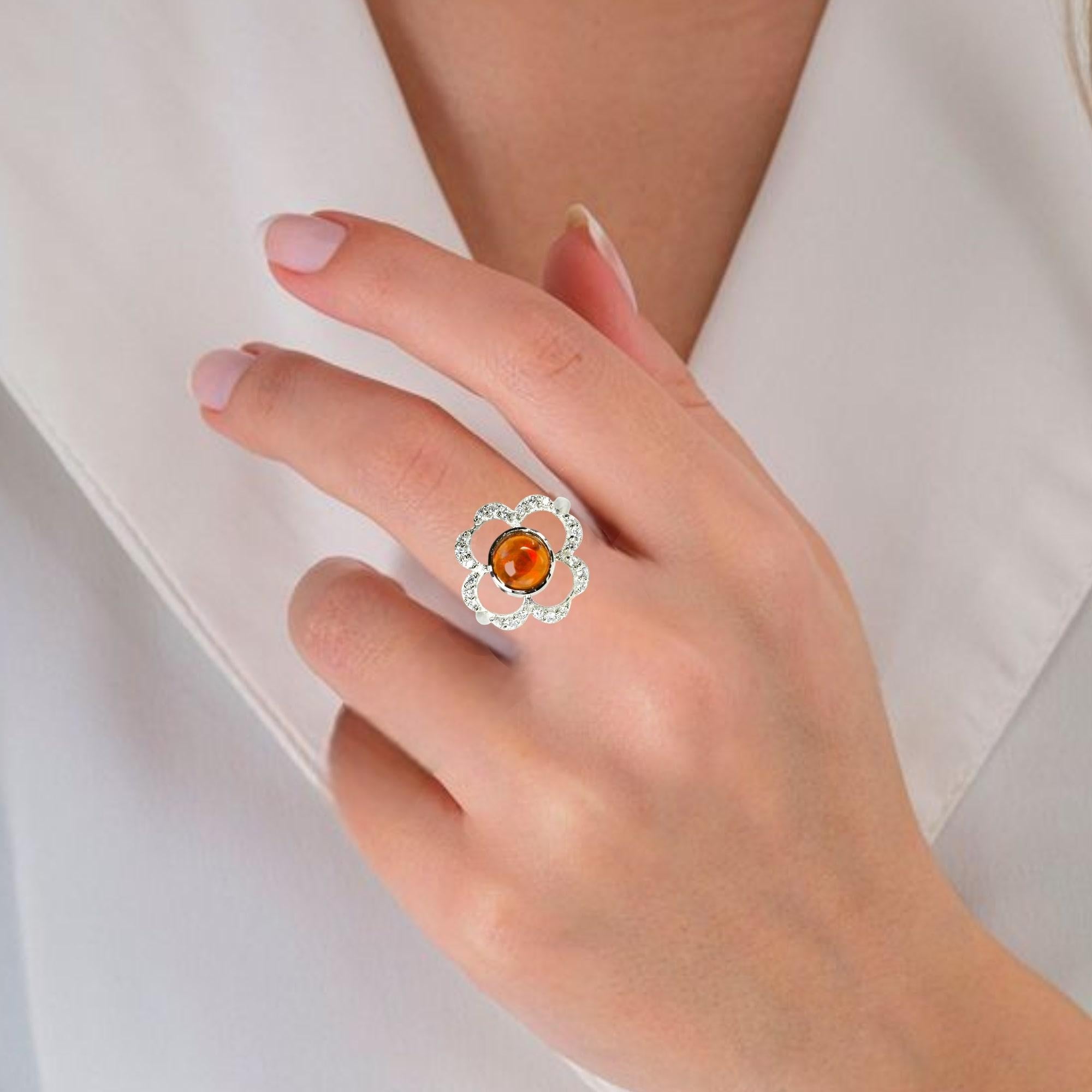 Anillo Ópalo Floral en Nuevo estado para la venta en Vadgam, GJ