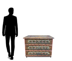 Floral Painted Chest of Drawers, Europe 1805