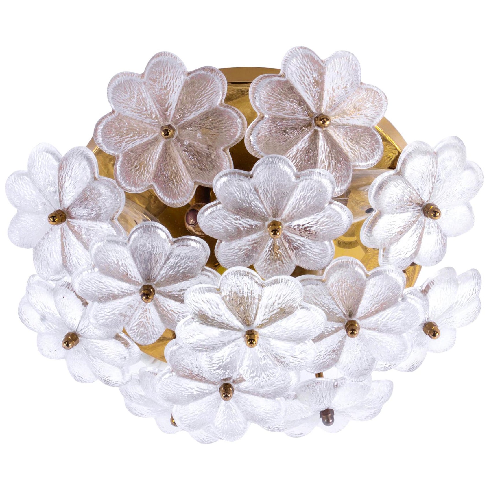 Lampada da incasso Floral Palwa di Ernst Palme in vendita