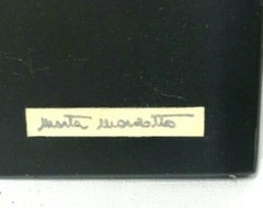 Sculpture de panneau à fleurs réalisée par Marta Marzotto, années 1980