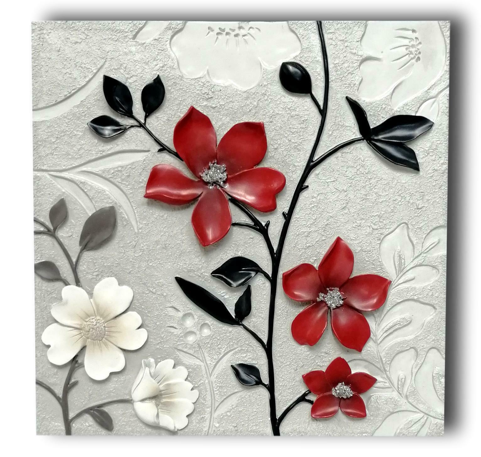 Escultura de panel floral realizada por Marta Marzotto, años 80 en venta 2