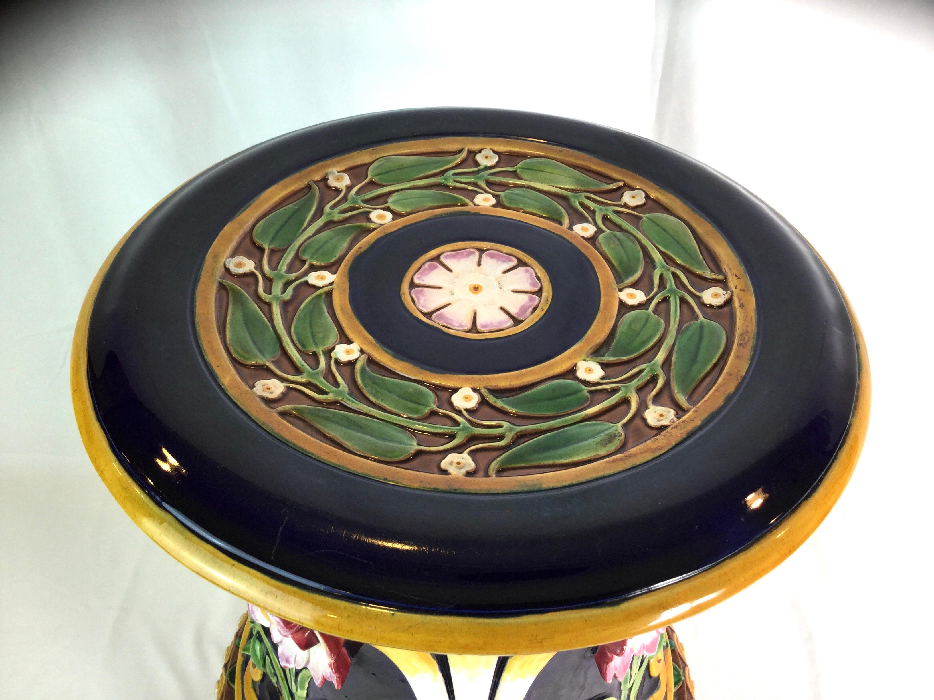 Minton Garten Sitz mit Blumenmuster (Porzellan)