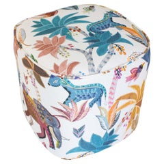 Floral-patterned Pouf, Spain, 2025
