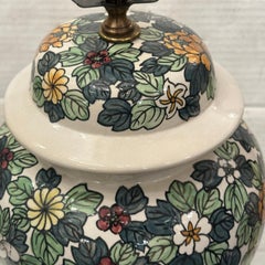 Floral Porcelain Lamp