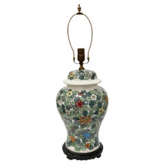 Floral Porcelain Lamp