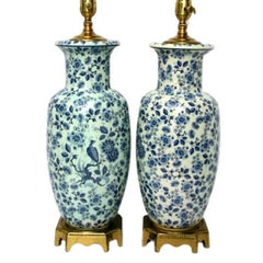 Floral Porcelain Lamps