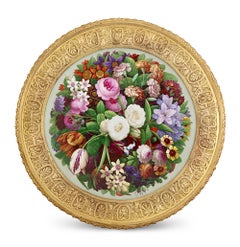 Floral Porcelain Table by KPM Berlin