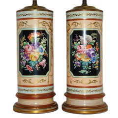 Floral Porcelain Table Lamps