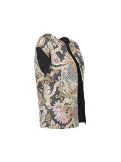 Floral Print Sleeveless Vest Size S