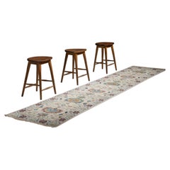 Floral Runner Rug, 12' x 2'6"
