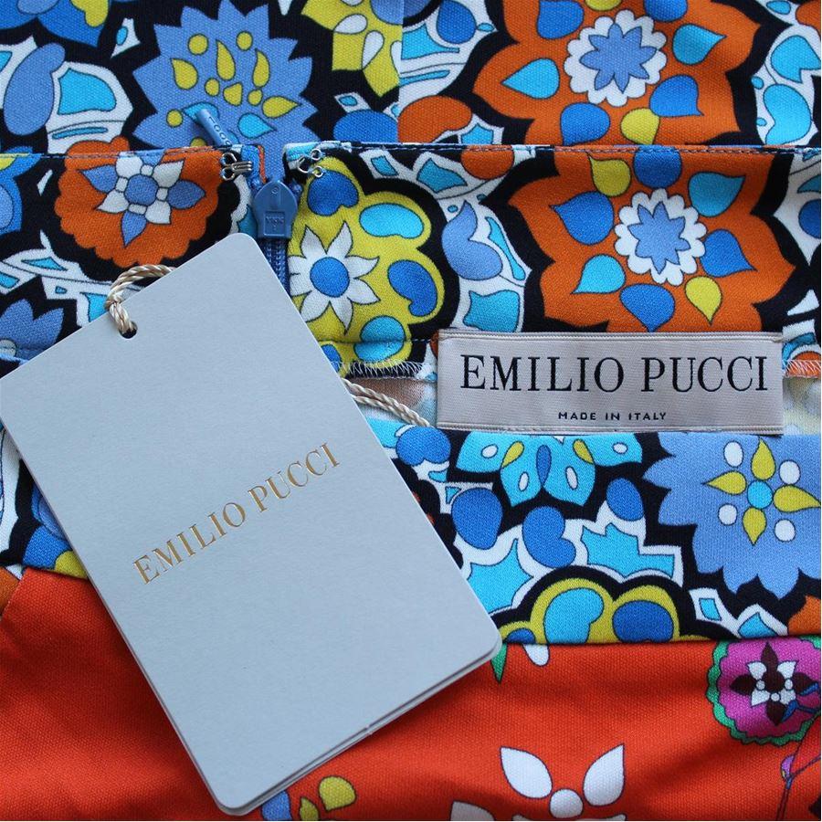 Emilio Pucci Floral skirt size 40 In Excellent Condition In Gazzaniga (BG), IT