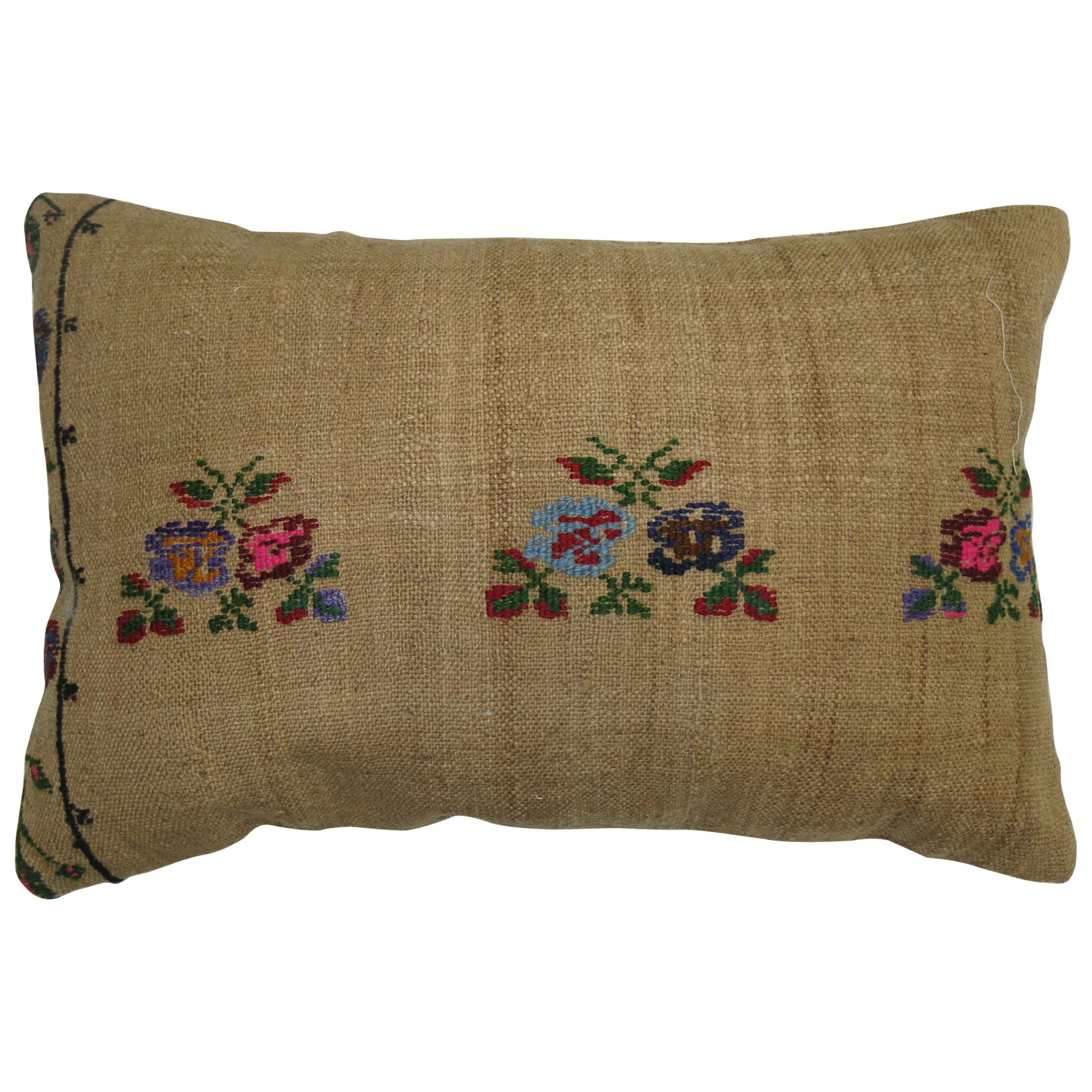 Floral Souf Turkish Pillow For Sale