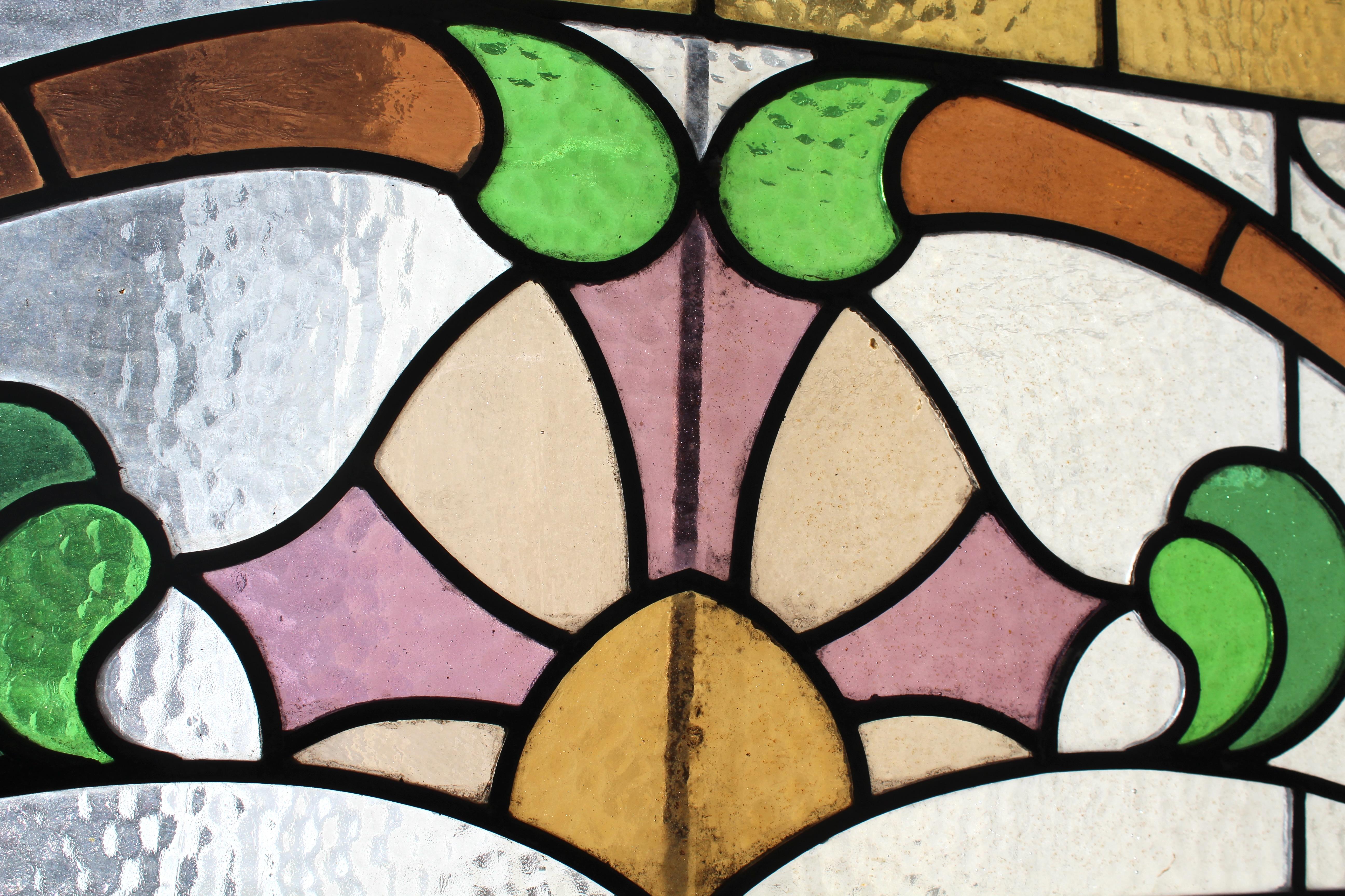 Vidriera Floral 18