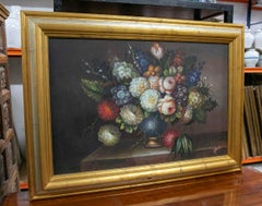 Floral Still Life, Oil on Canvas, signed J. Florida