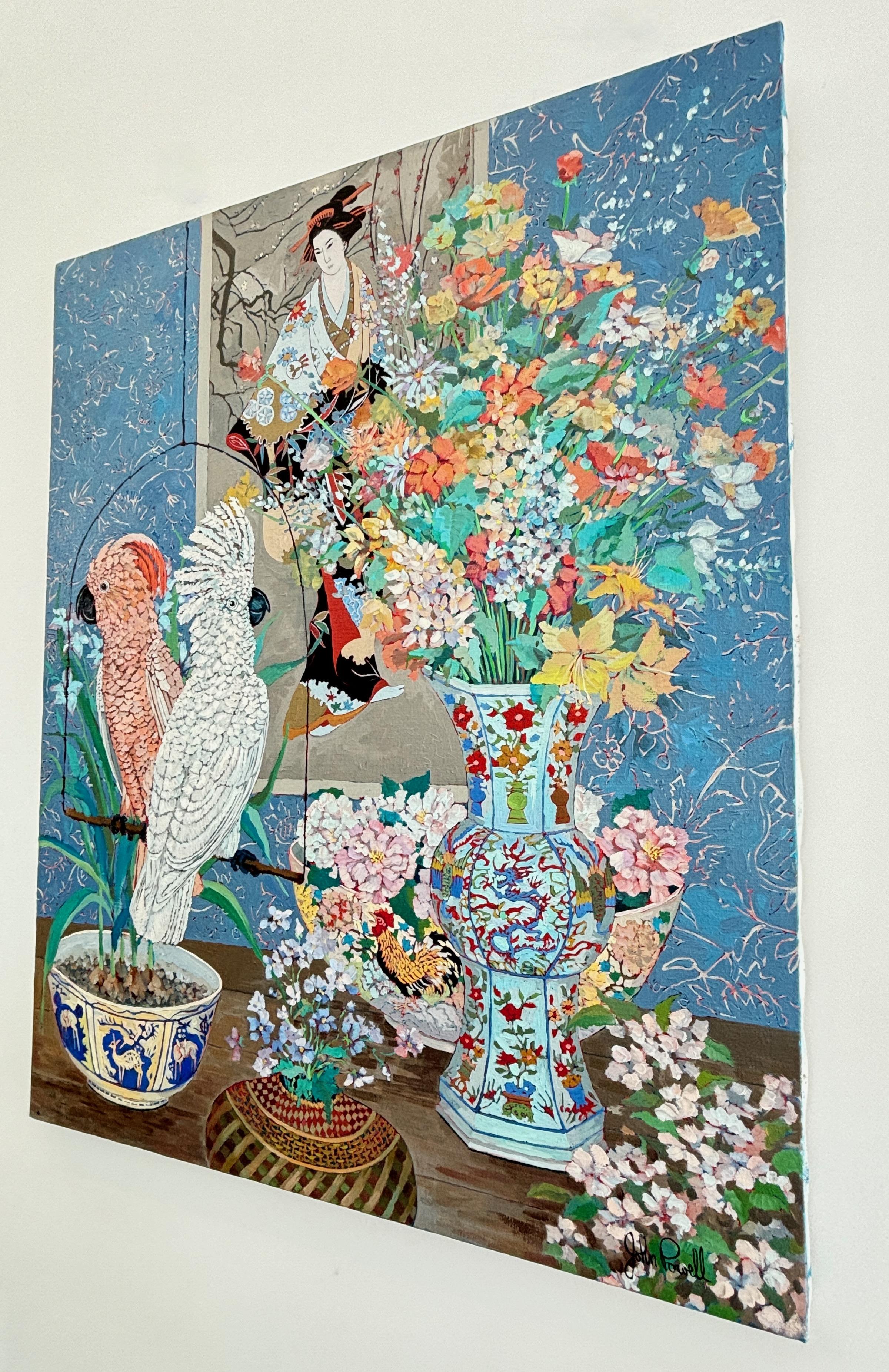 Splendida natura morta dipinta dall'artista californiano John Powell.
Olio su tela, senza cornice.
(Nato nel 1930) è attivo/vive in California. John Powell è noto per la pittura di nature morte e paesaggi floreali e per il realismo lirico.
John