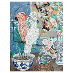 Floral Still Life Painting by California Artist John Powell