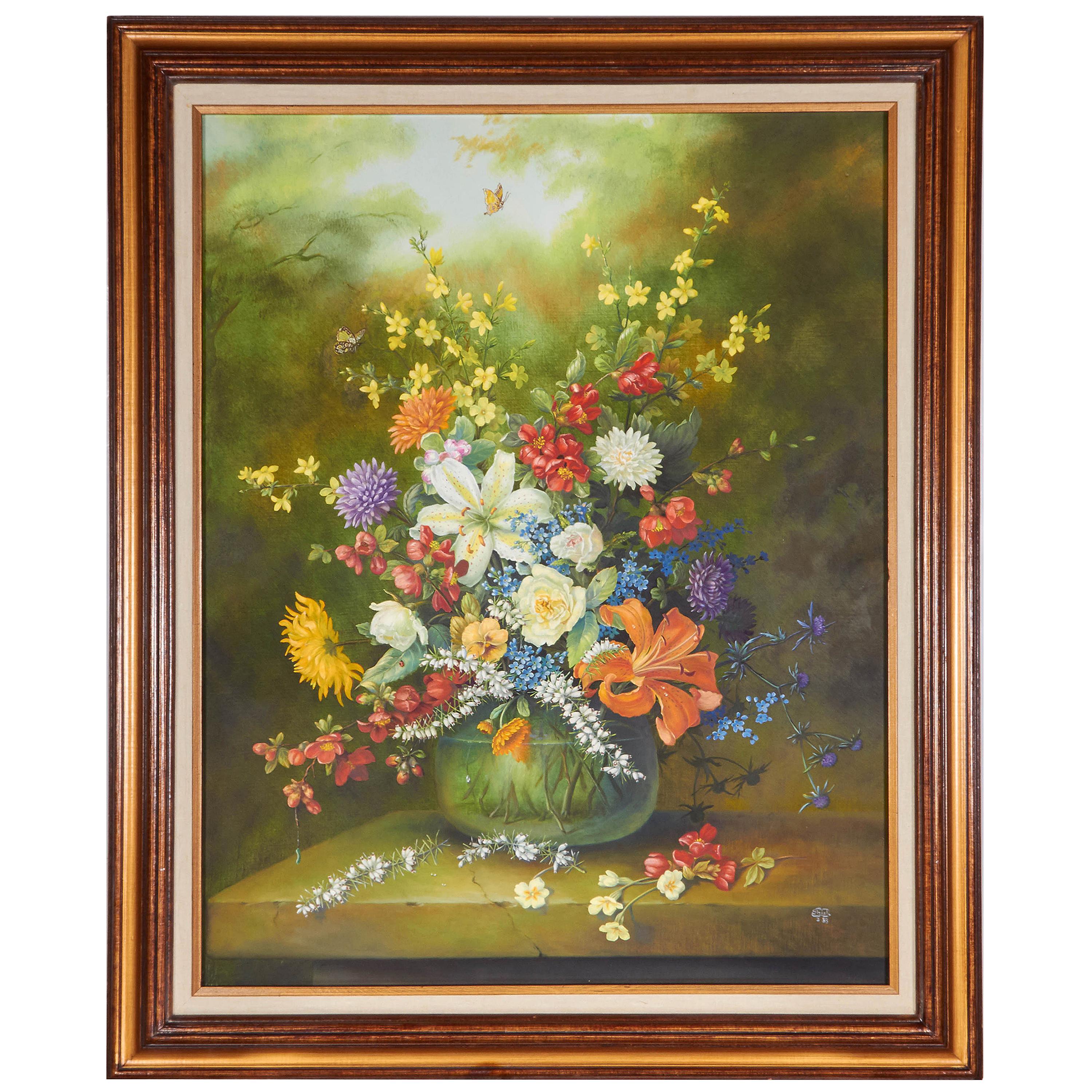 Floral Still Life Painting by Ethelwyn Shiel