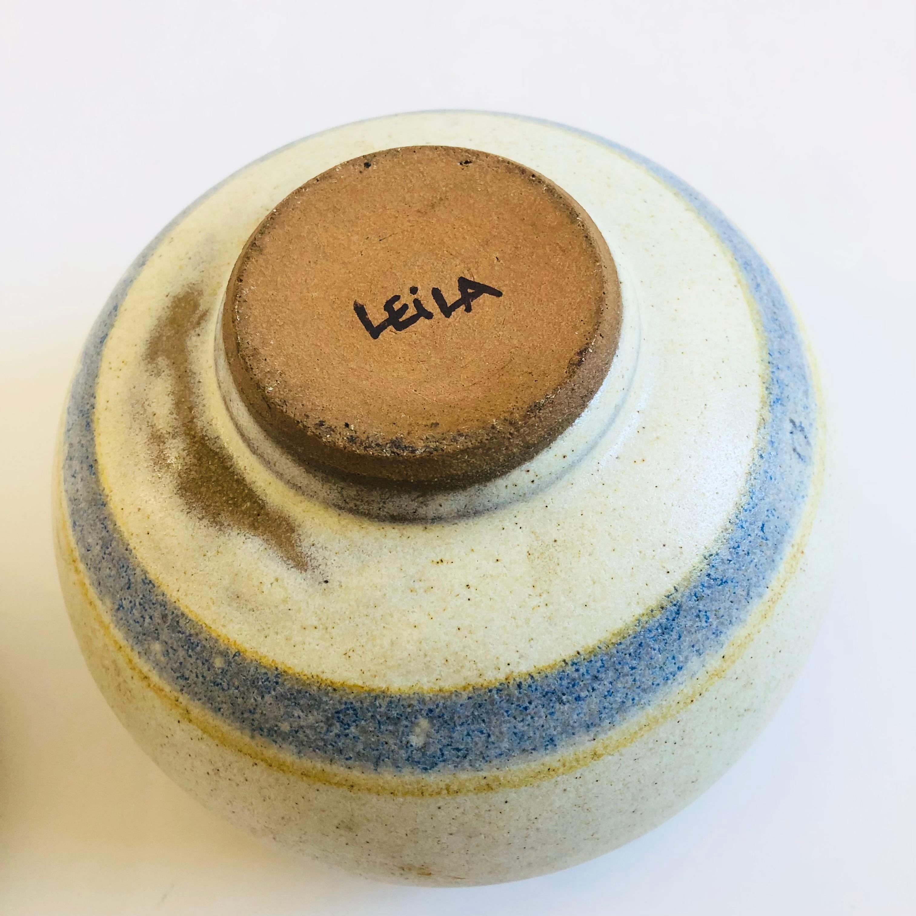 Floral Studio Pottery Sphere Container For Sale 2