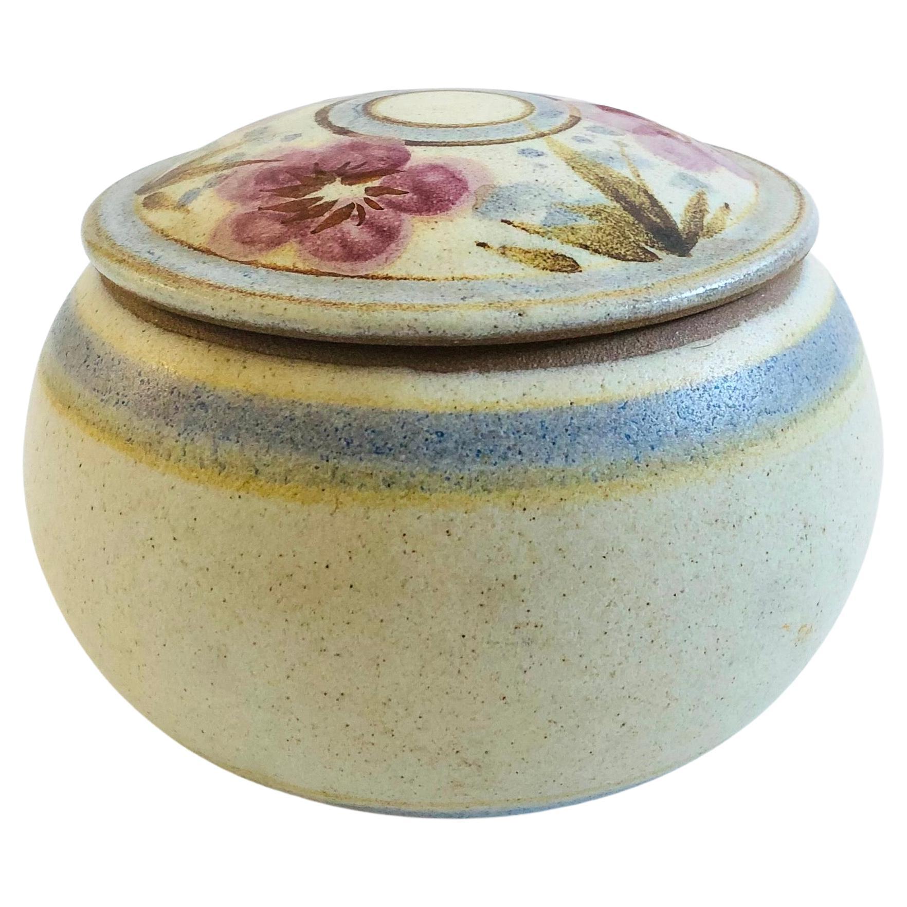 Recipiente Esfera Floral Studio Pottery