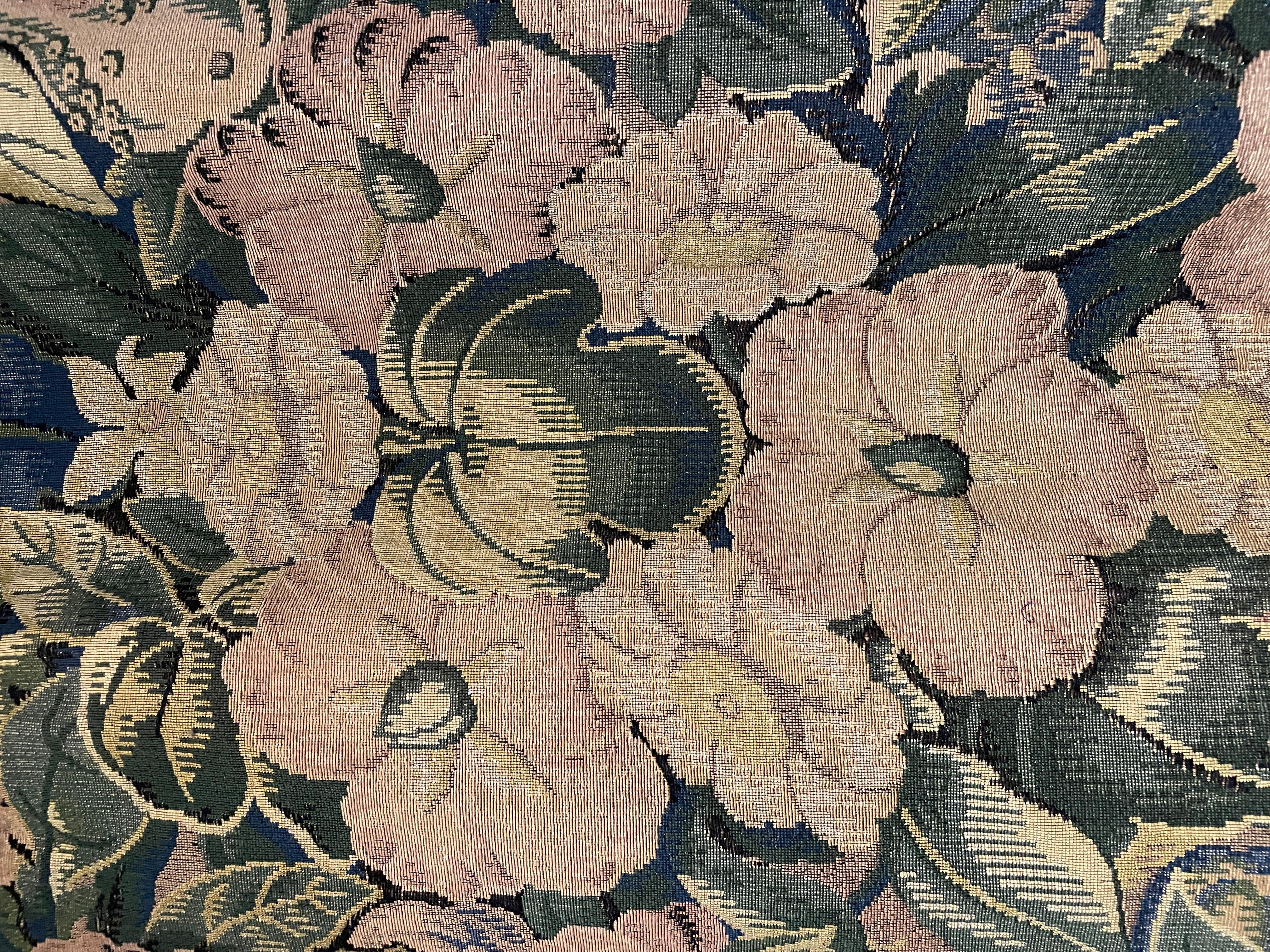 Anglais Tapisserie florale Rideau Renaissance Suspension Oreiller 94 