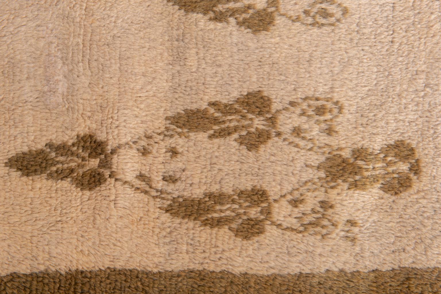 Wool Floral Vintage Tulu Carpet