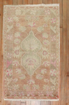 Floral Vintage Turkish Scatter Rug