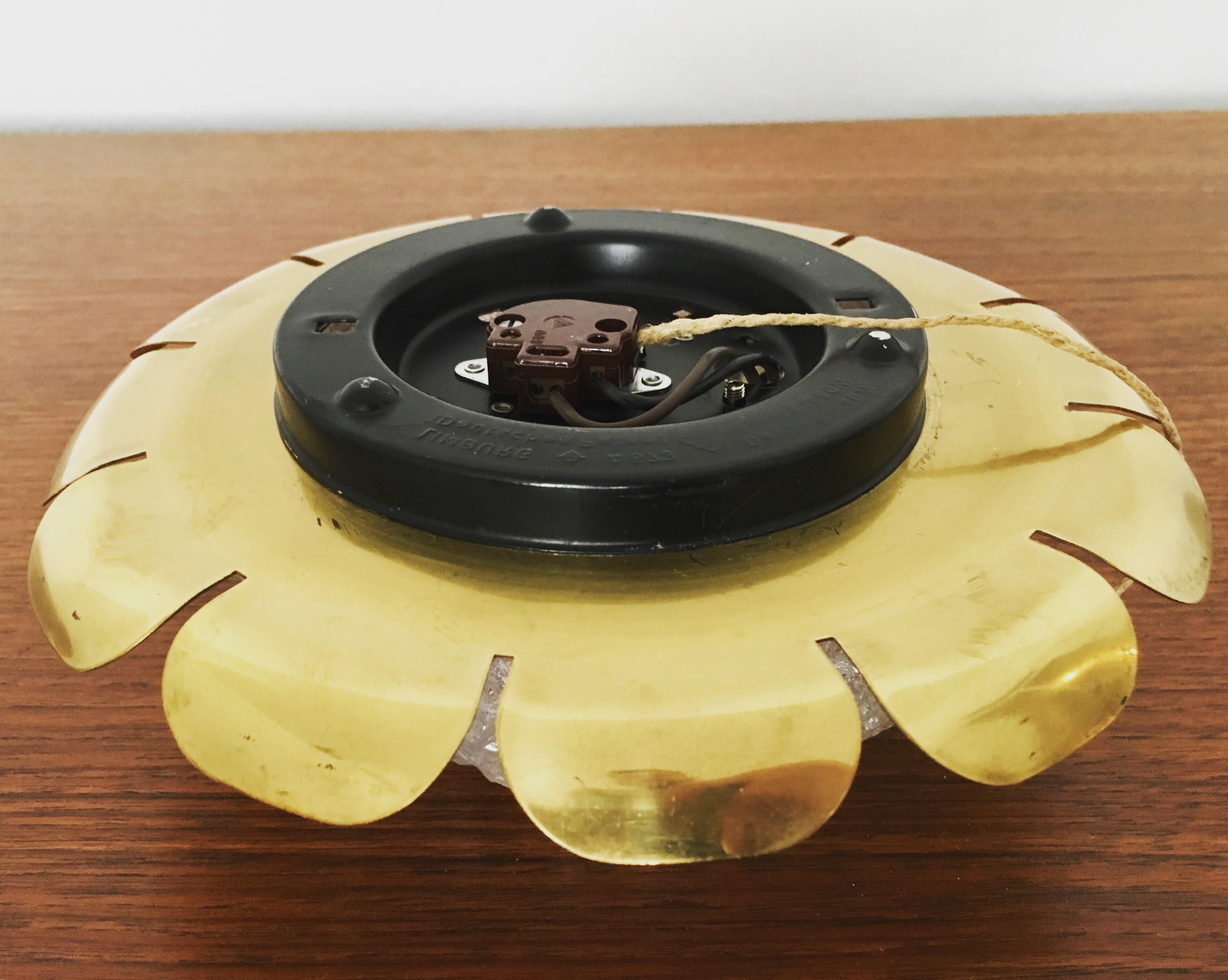 Lampada da parete floreale di Glashütte Limburg in vendita 3