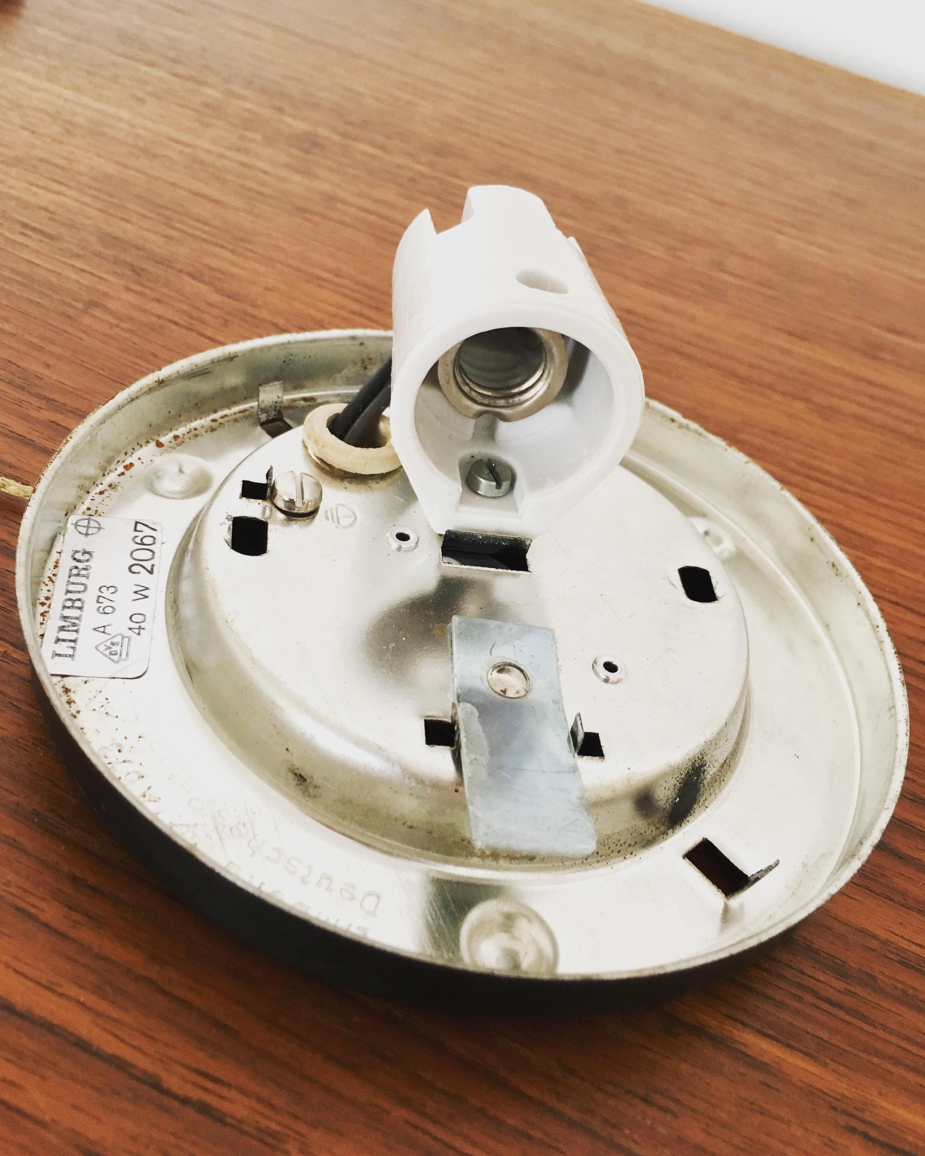 Lampada da parete floreale di Glashütte Limburg in vendita 6