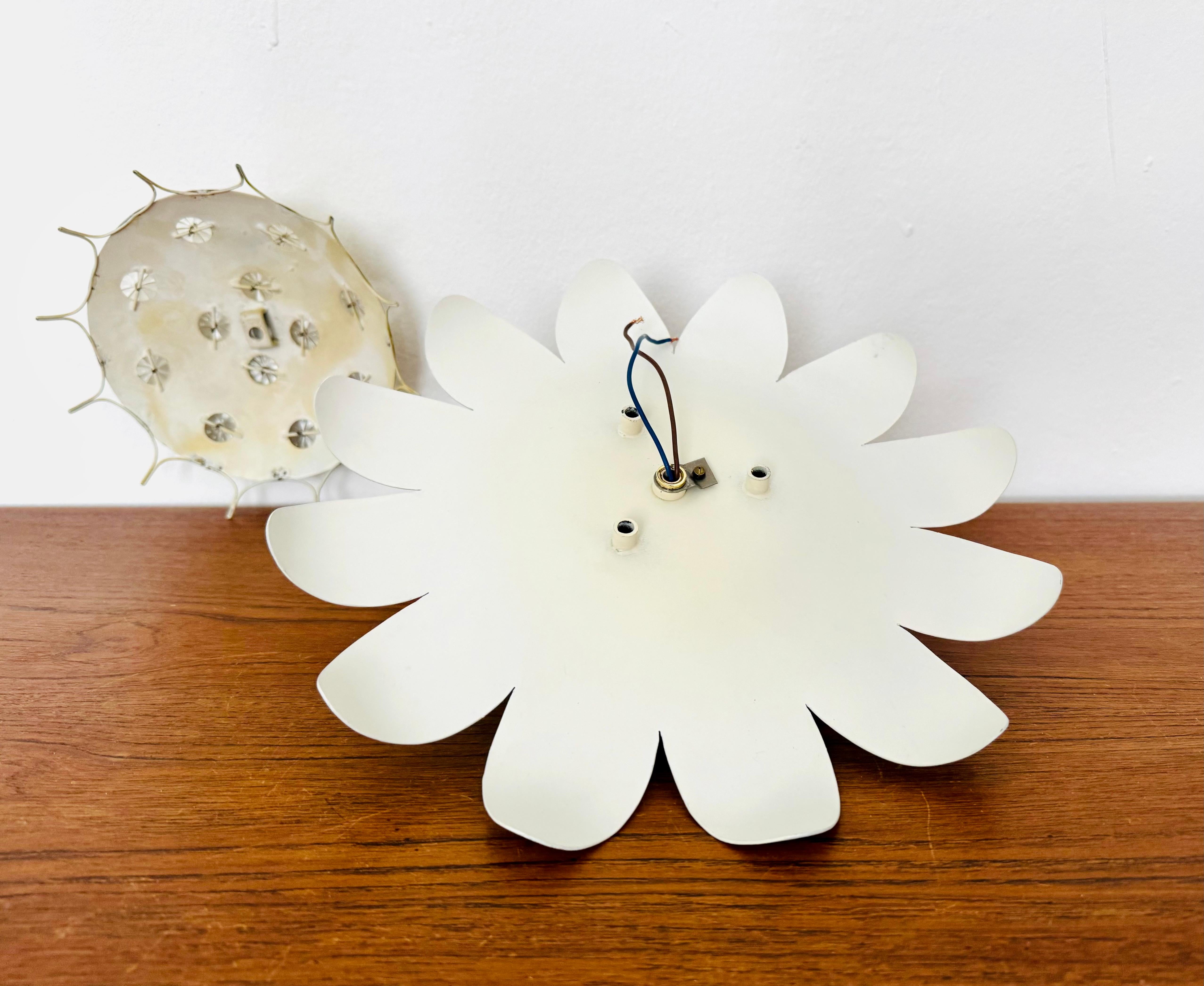 Floral Wall Lamp or Flush Light by Emil Stejnar for Rupert Nikoll For Sale 10
